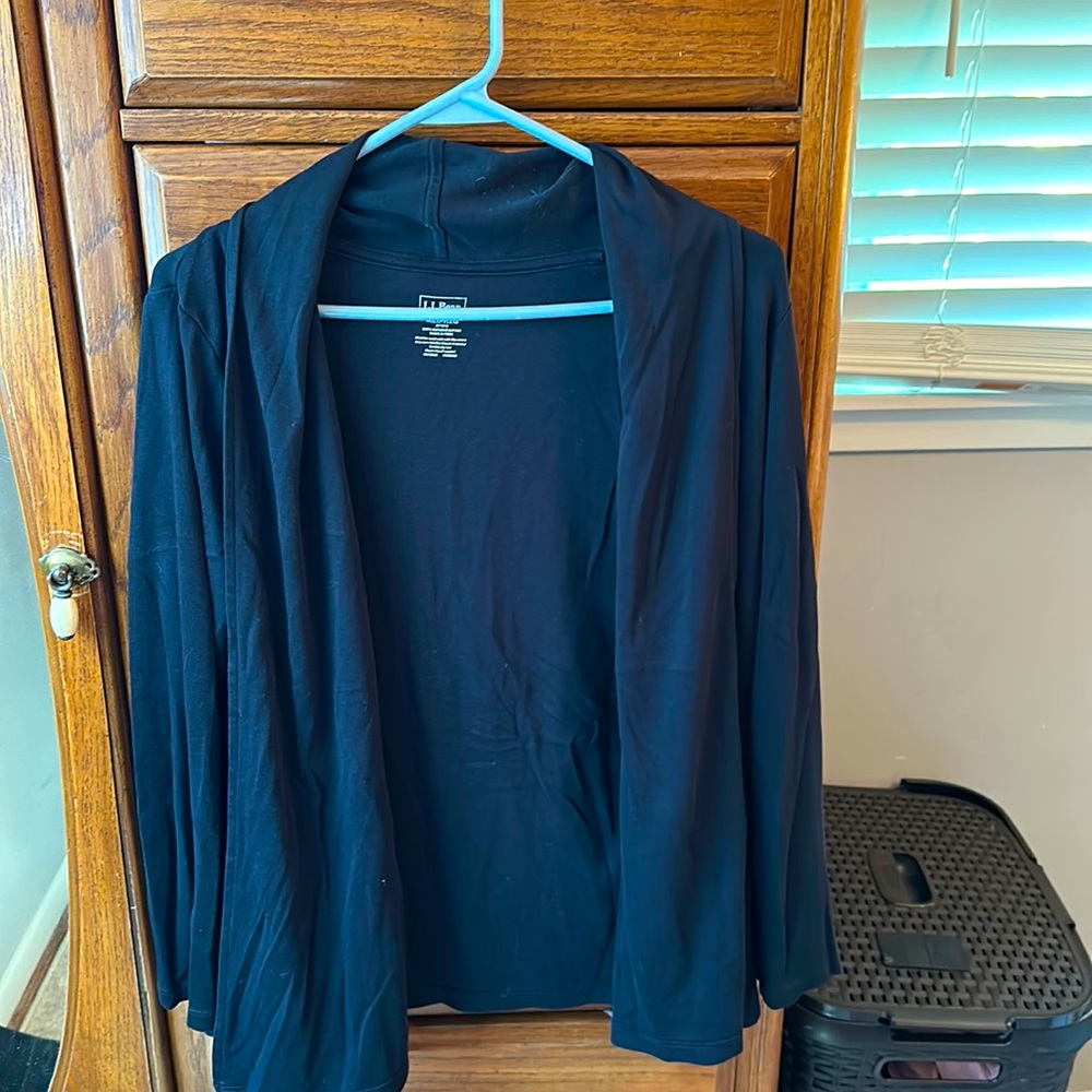 LL Bean black sweater